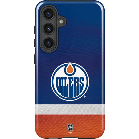 NHL Edmonton Oilers Jersey Galaxy S24 Plus Impact Case